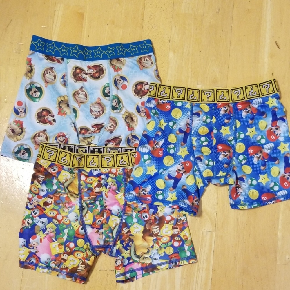 3pr Super Mario Brothers Boxer Briefs